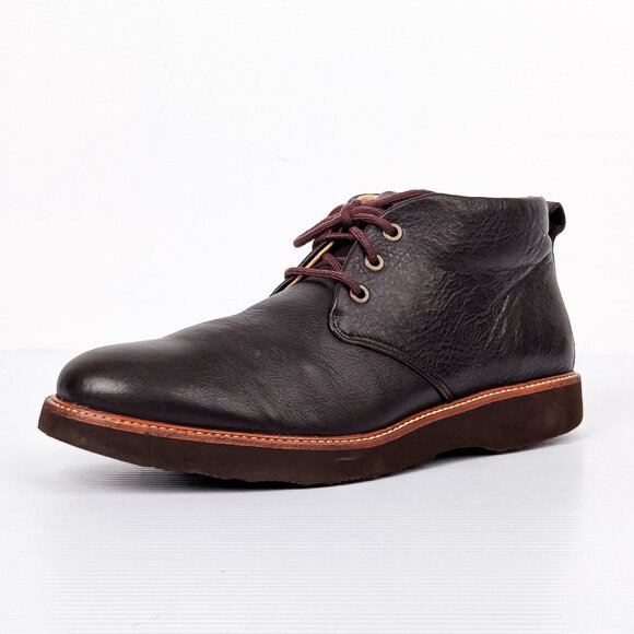 Samuel Hubbard Men Re-boot Brown Lace-up Vibram Dress Shoes sz 9 main image 7